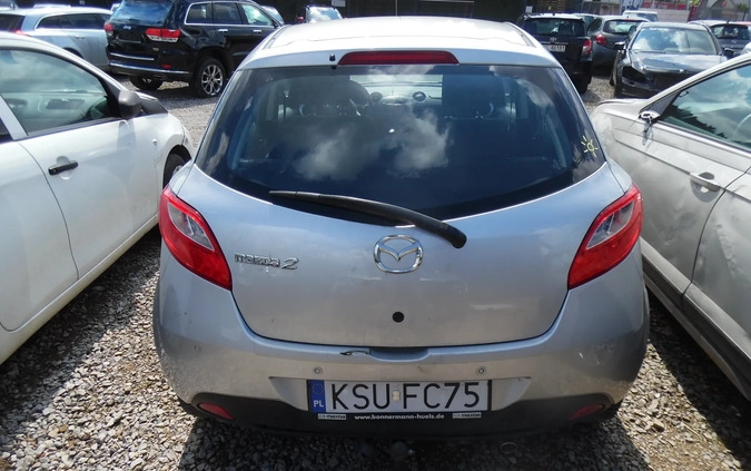 Mazda 2 cena 3900 przebieg: 95800, rok produkcji 2008 z Imielin małe 211